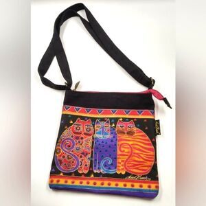 Laurel Burch Cat Purse Bag  Crossbody Kitty Handbag
